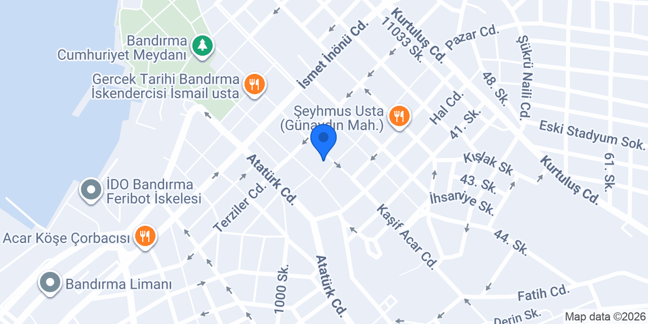 Bandirma 4. Noteri konumu