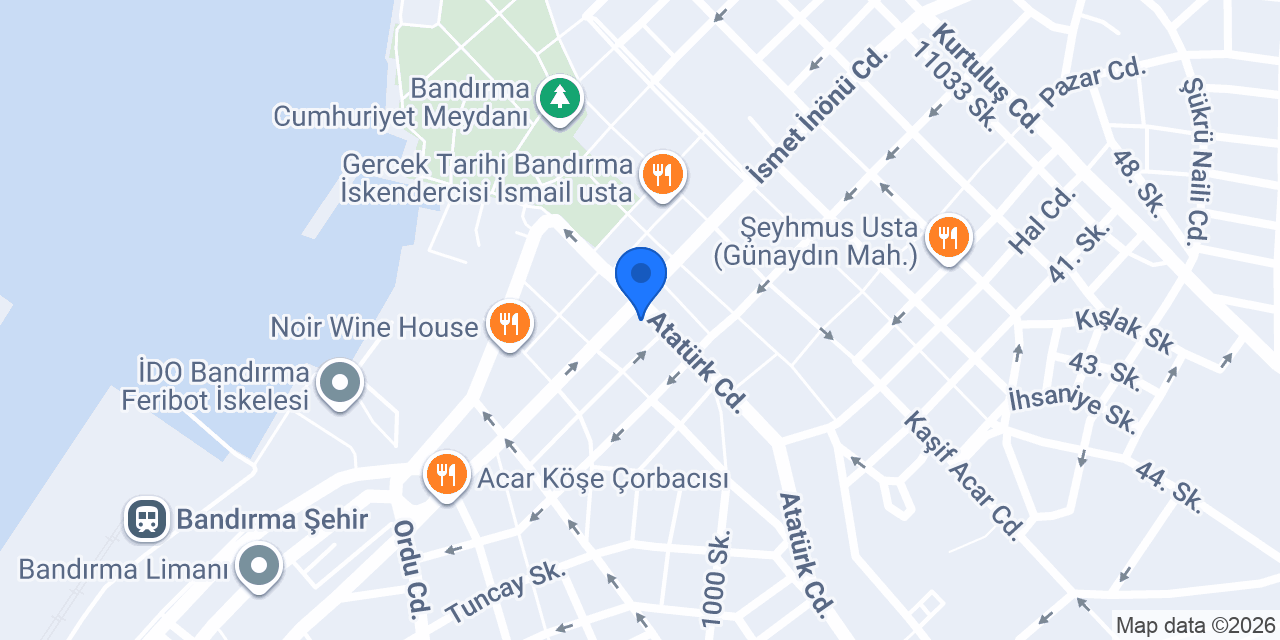 Alo Taksi Bandırma konumu