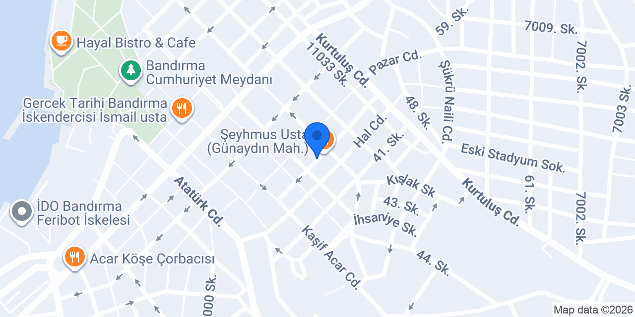 Mutlu Kulüp Bandırma konumu