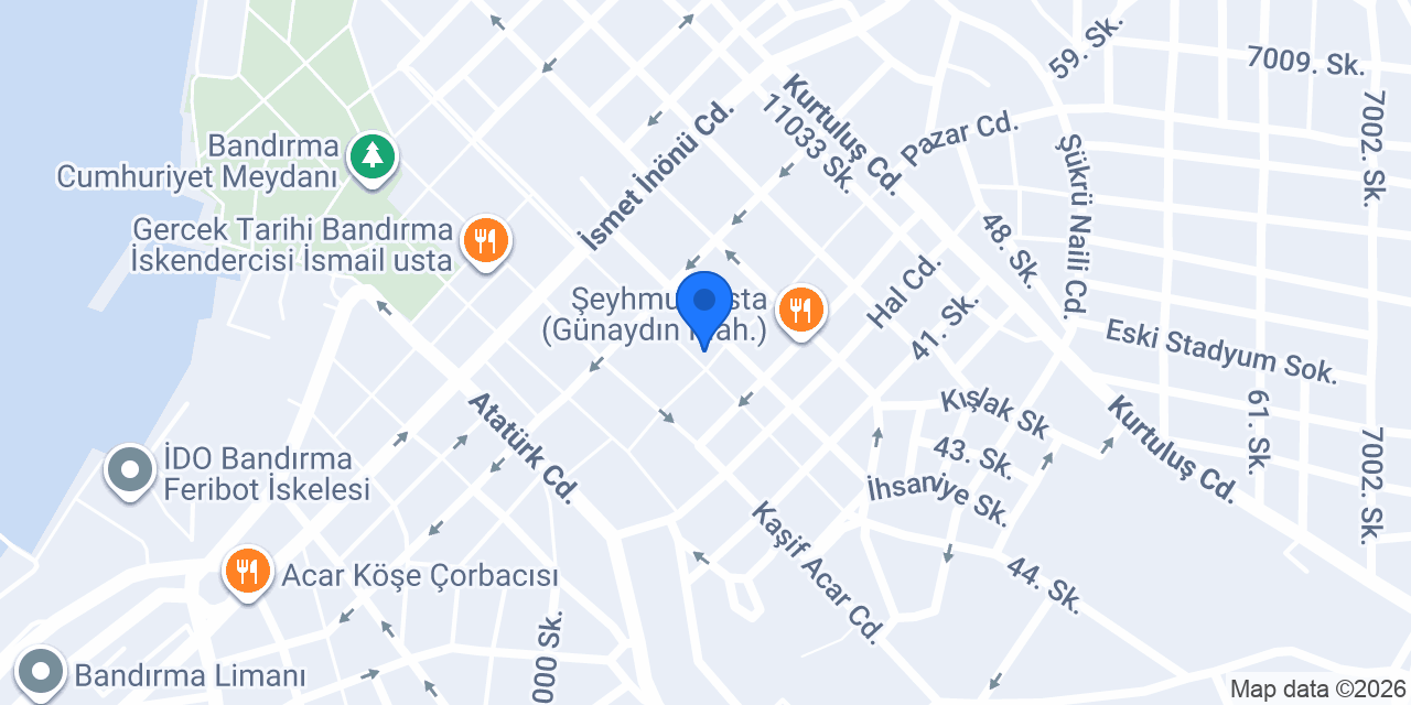 Bandırma Anahtarcı Celil Usta konumu
