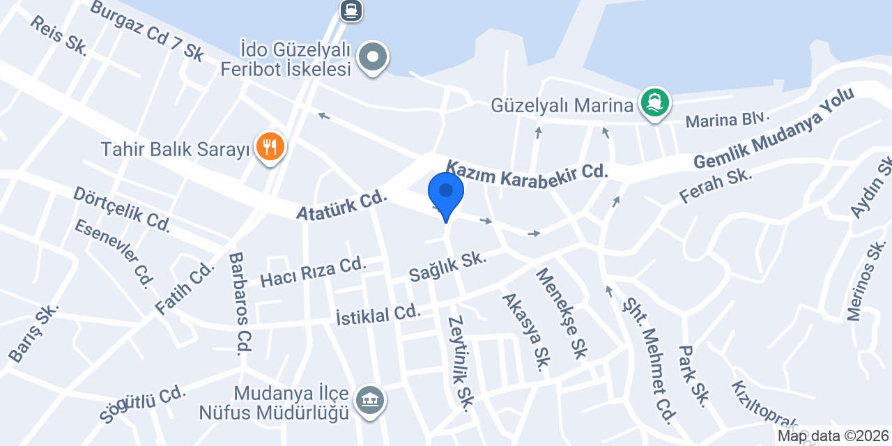 Öz Besin Ekmek Fırını konumu