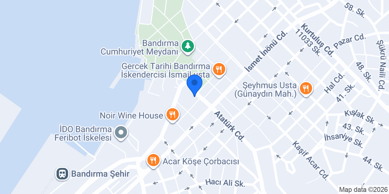 BANDIRMA ELLIEN MASSAGE konumu