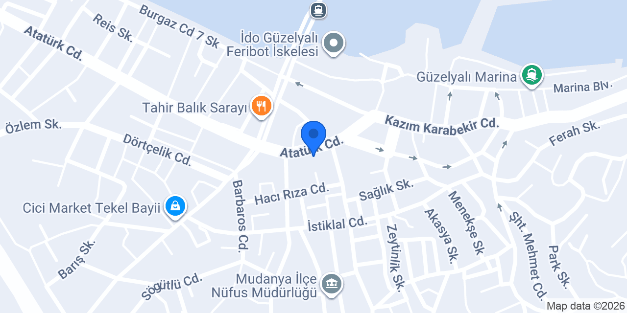 Göçmen Börekçisi Mudanya konumu