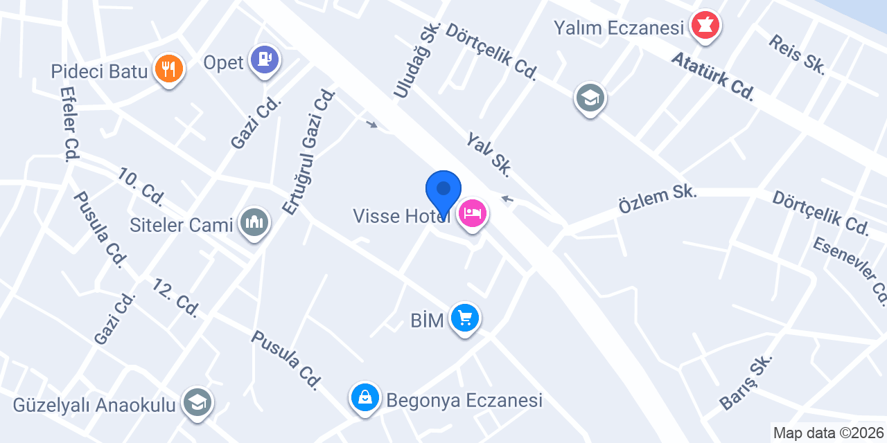 Aksöz Ticaret konumu