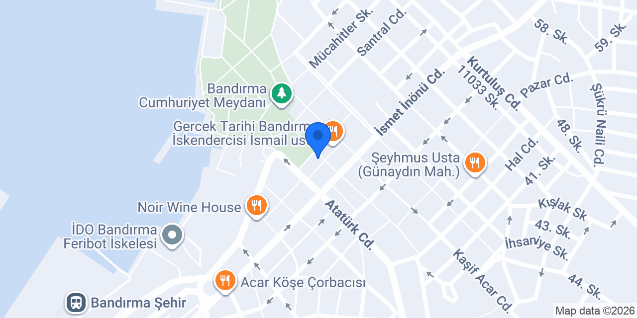 LimonExpress Döner Bandırma konumu