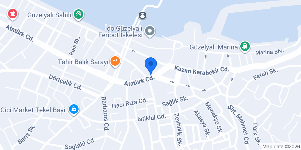 Necati Usta Çorba & Izgara Salonu Güzelyalı konumu