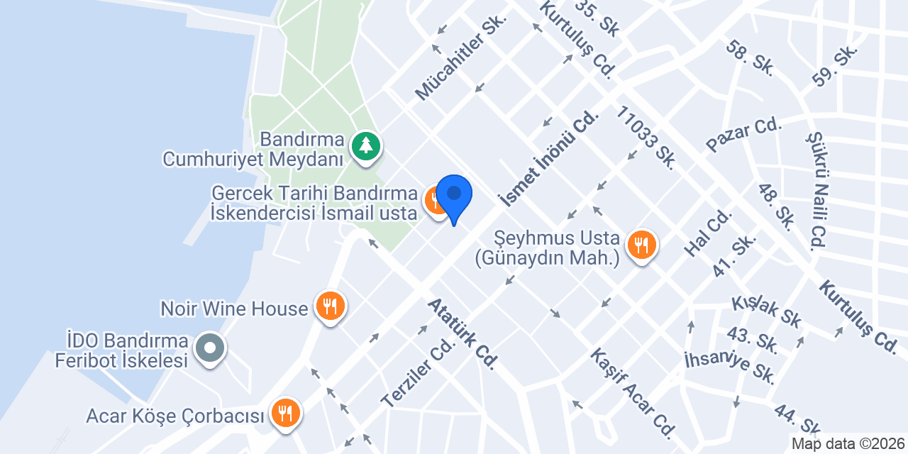 Dr. Dt. Merve Çıtak Doğru konumu