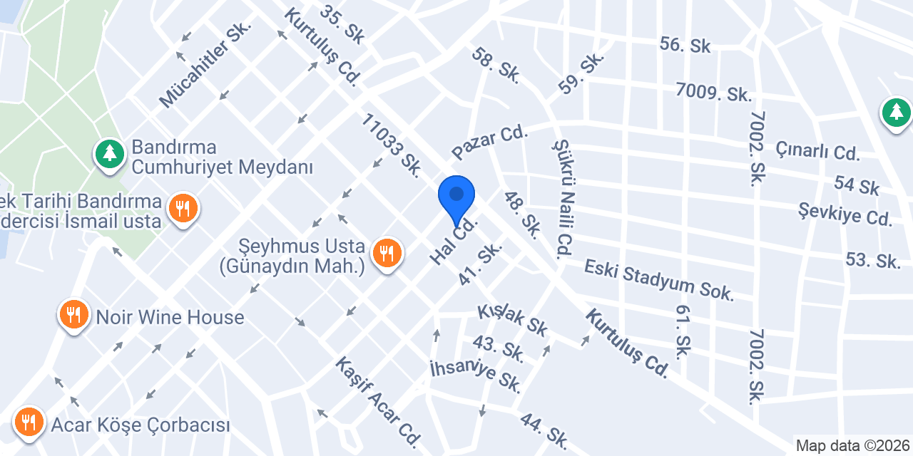 Baki Çiçekçilik konumu