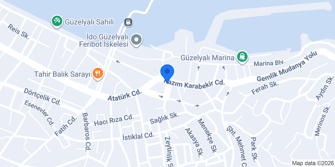 Güzelyalı Eczanesi konumu