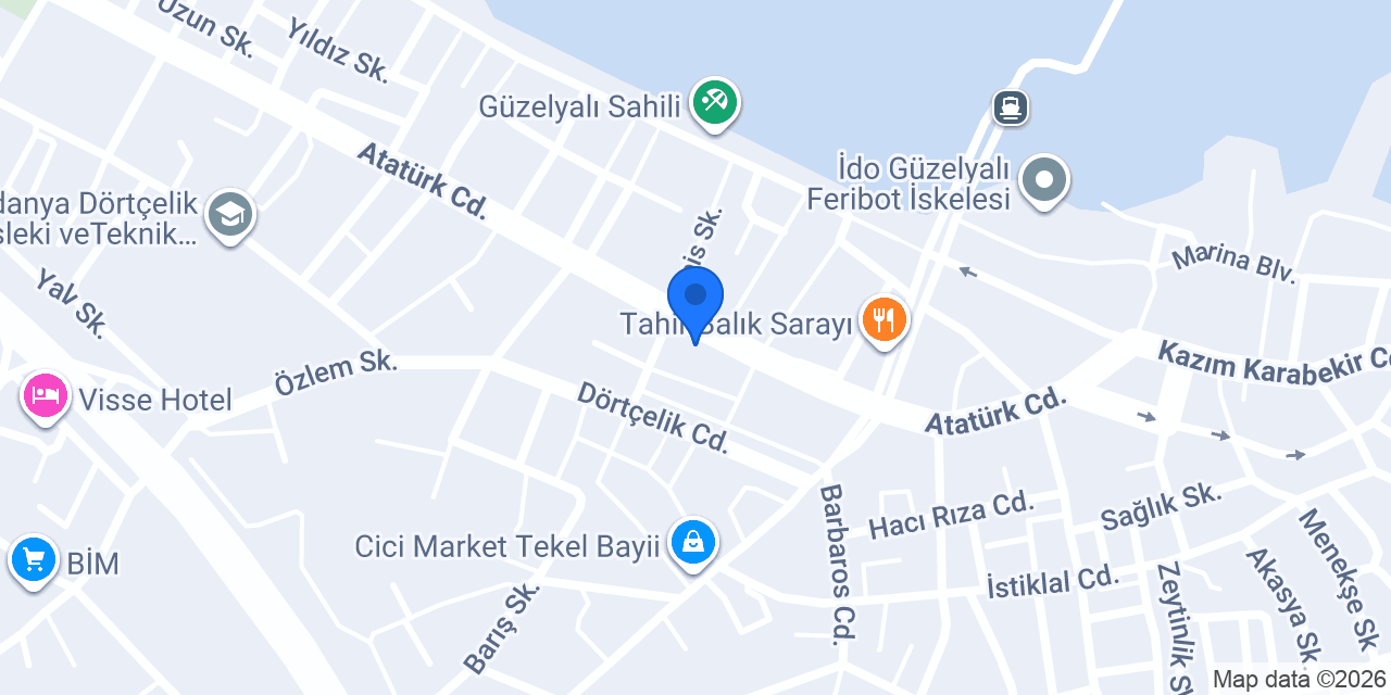 Ptt-güzelyalı Şubesi konumu