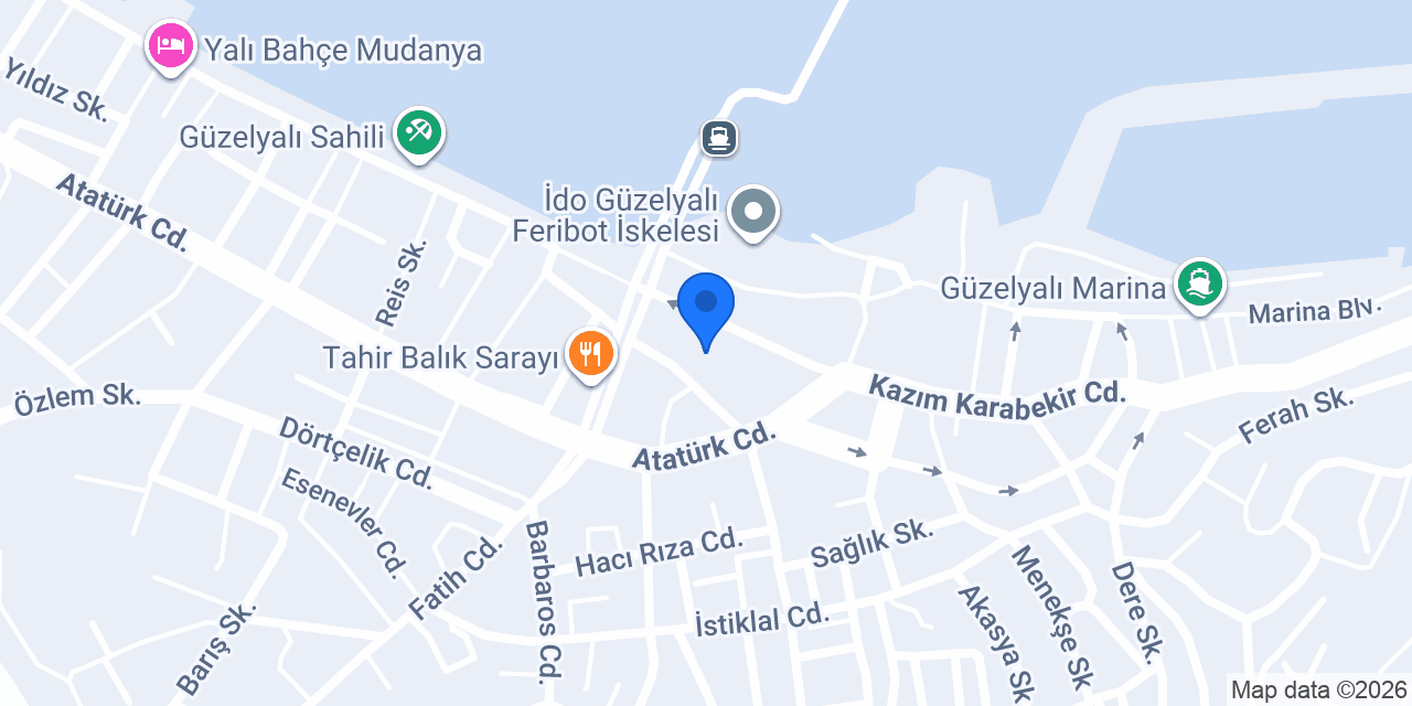 GÜZELYALI BALKAYMAK DONDURMA konumu