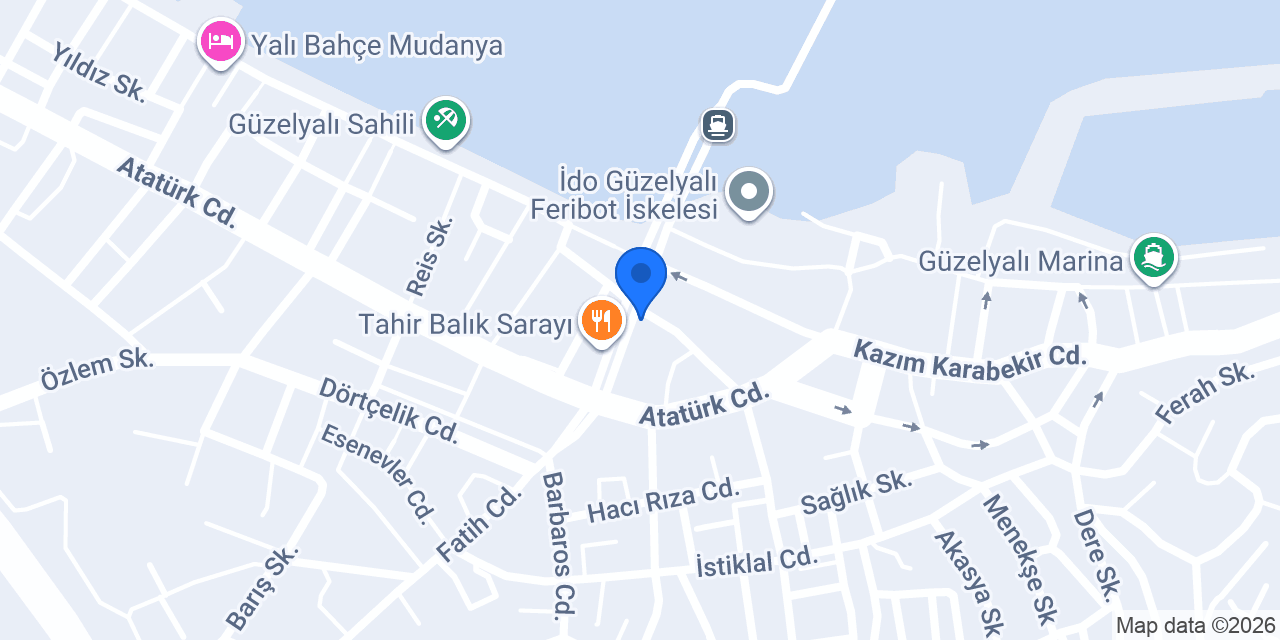 Gizli Bahçe Cafe konumu