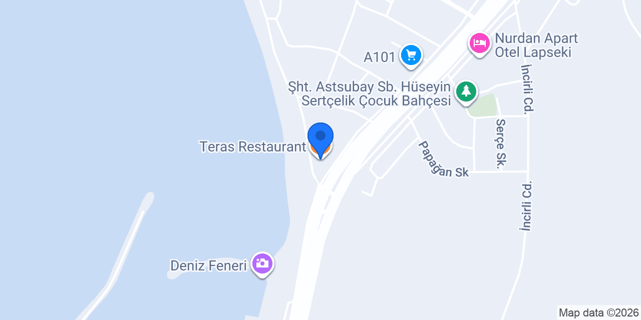 Teras Restaurant konumu