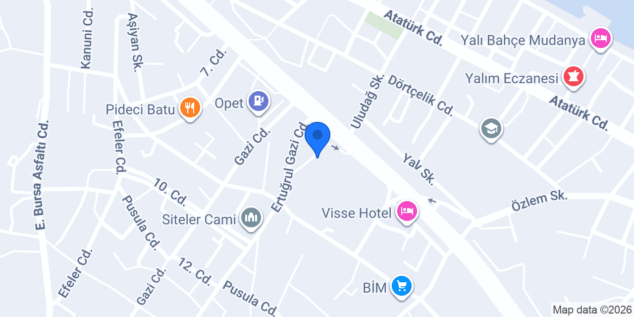 Akın Oto Elektrik konumu