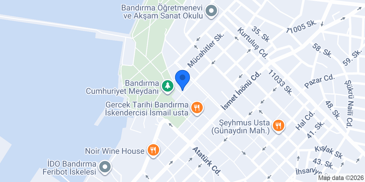 Benzin Bandırma konumu