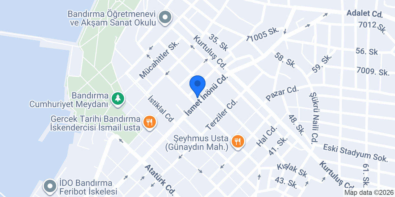 Mayadan Emlak - Bandırma konumu
