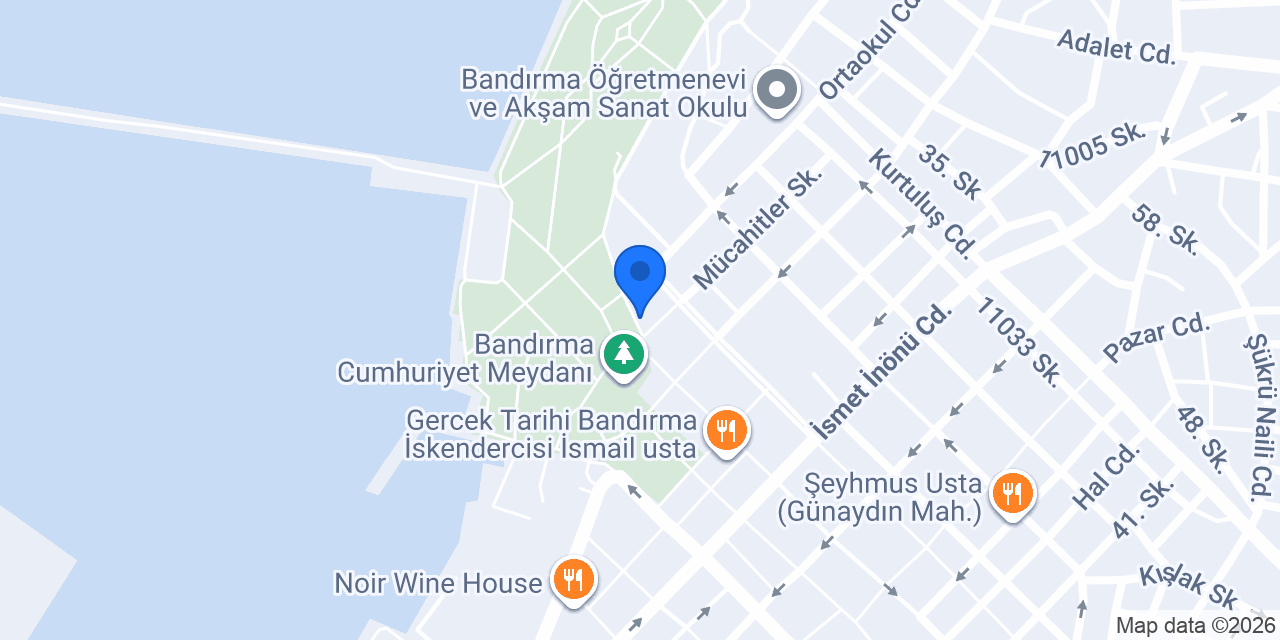 Domino's Pizza Bandırma konumu