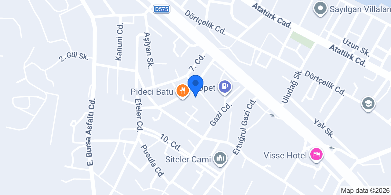 Mütareke İlkokulu konumu