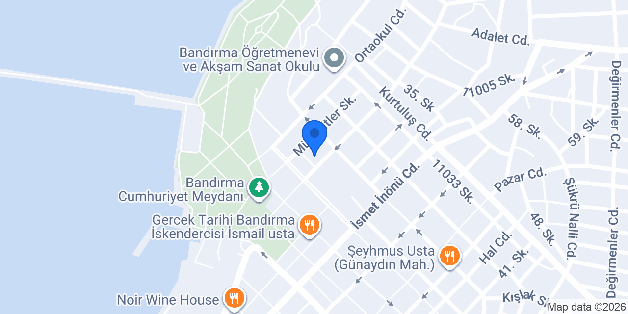 HDİ SİGORTA OKAN ALAN BANDIRMA konumu