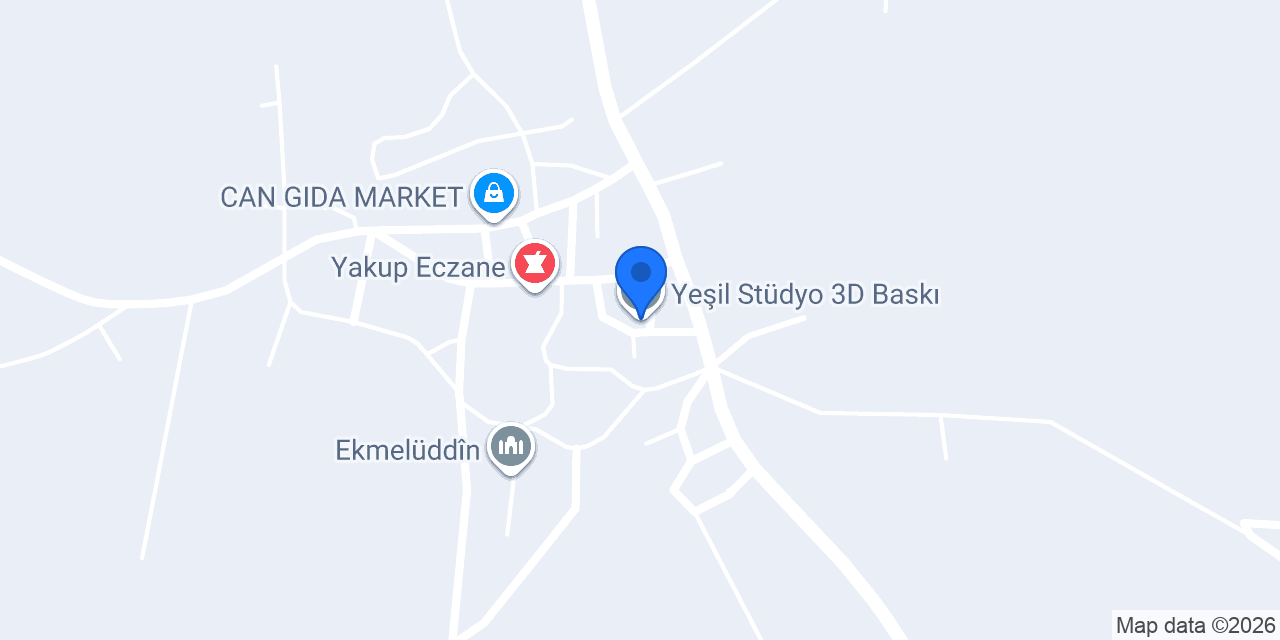 Yeşil Stüdyo 3D Baskı konumu
