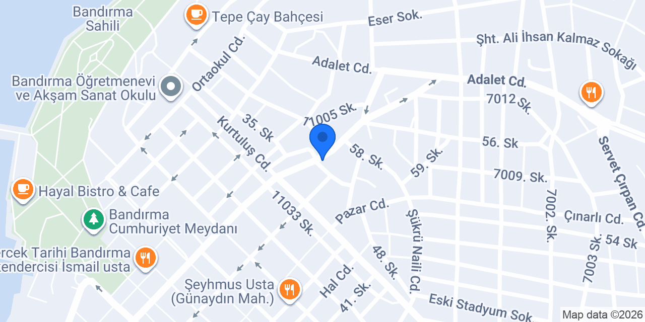Araz Butik Çiçek Bandırma konumu