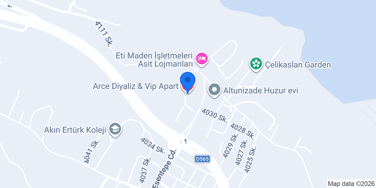 Arce Diyaliz & Vip Apart konumu