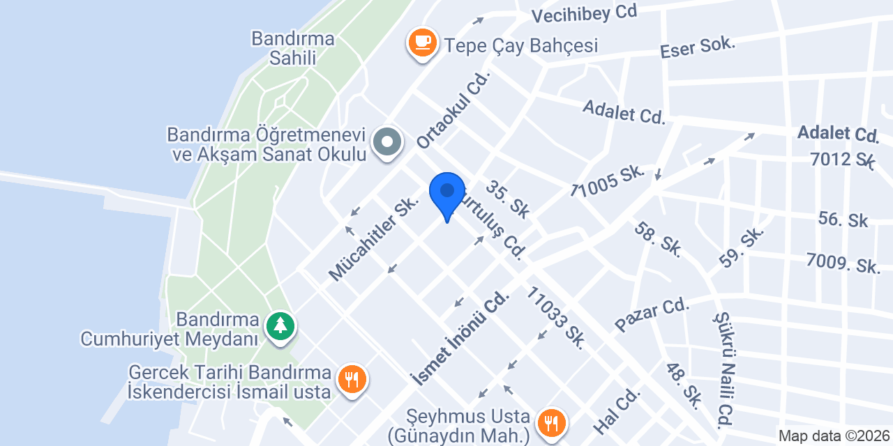 Bandırma matematik özel ders konumu