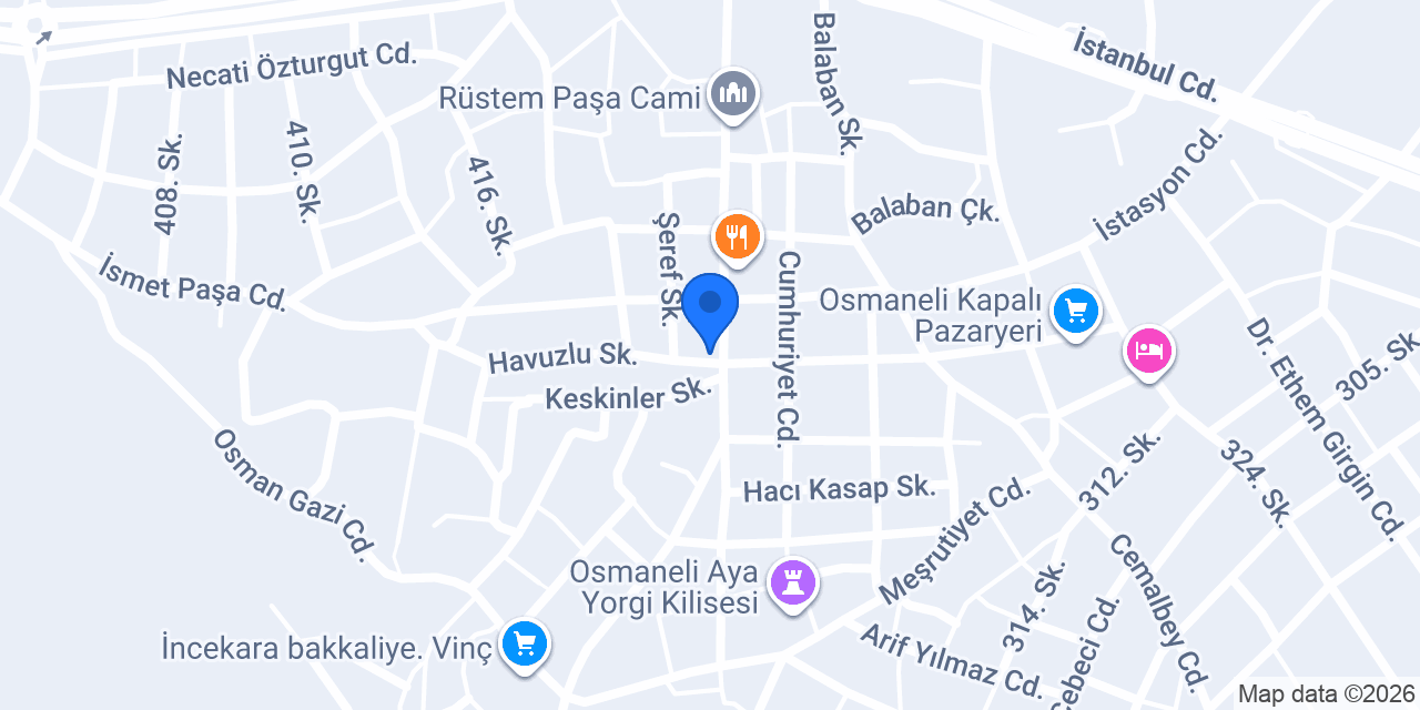 Akkaya Mimarlık konumu