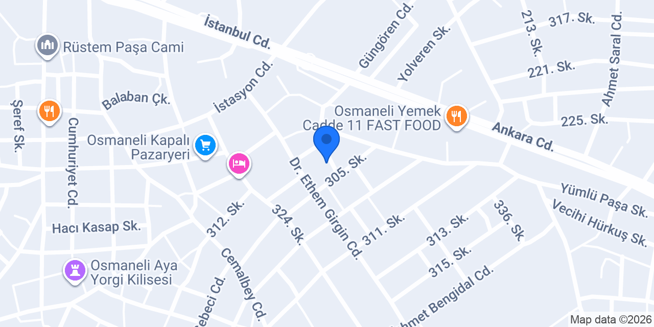 Osmaneli Noterliği konumu