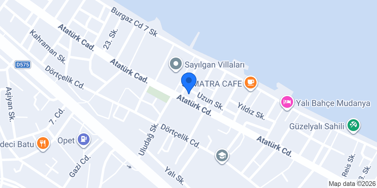 Sargın Motor Mudanya konumu