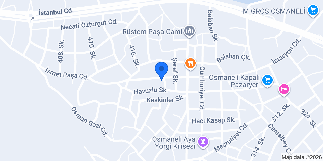 Osmaneli Umut Hafriyat konumu