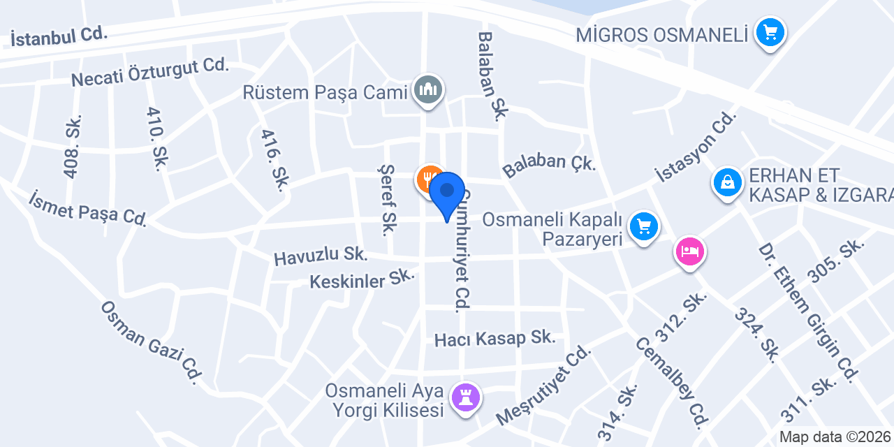 OSMANELİ HARİTA MÜHENDİSLİK konumu
