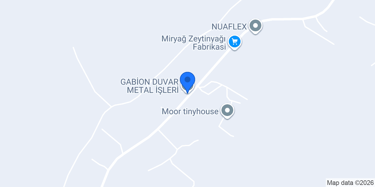 GABİON DUVAR METAL İŞLERİ konumu