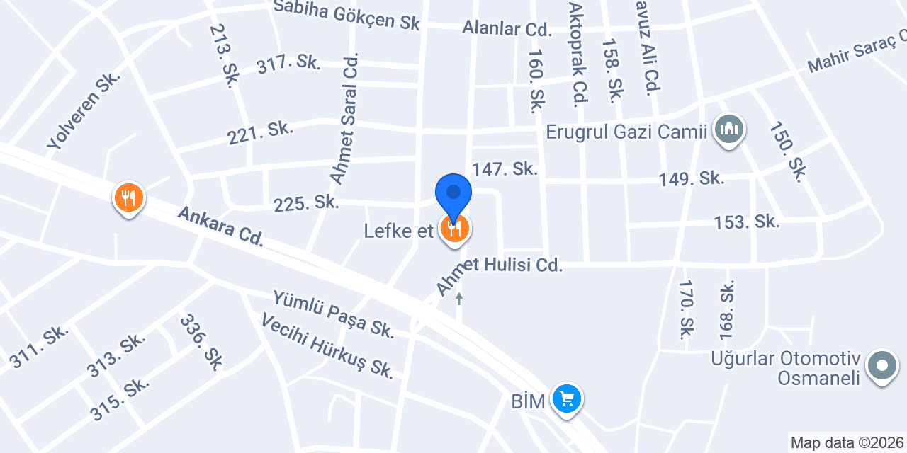 Çiğköftem Osmaneli konumu