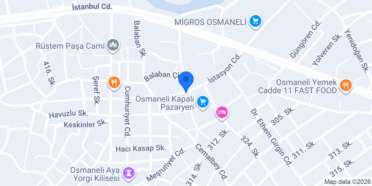 Balaban İlköğretim Okulu konumu