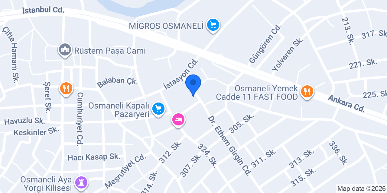 ÖZAY PASTANESİ konumu