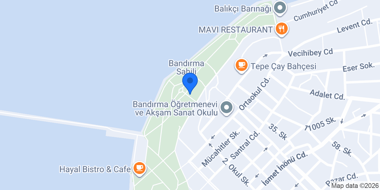 Bakkal Kafeterya konumu