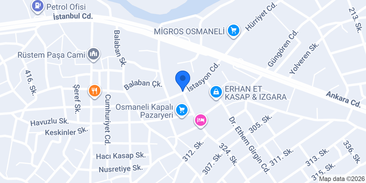 Tapu Müdürlüğü konumu