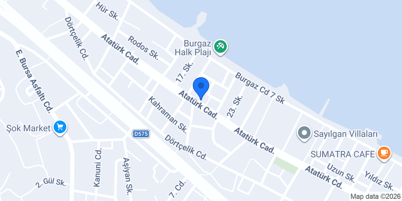 Bursaşahininşaat konumu