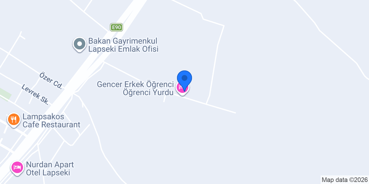 Gencer Erkek Öğrenci Öğrenci Yurdu konumu