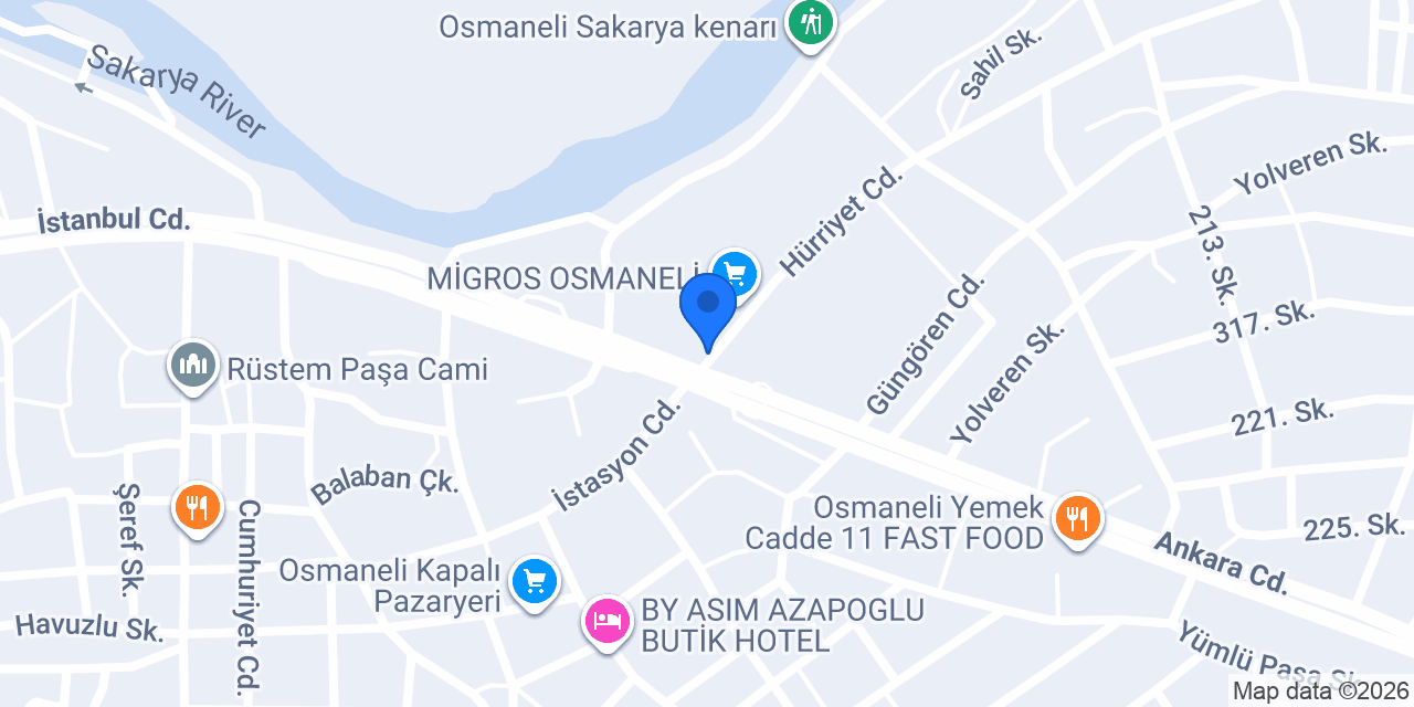 Atatürk İlköğretim Okulu konumu