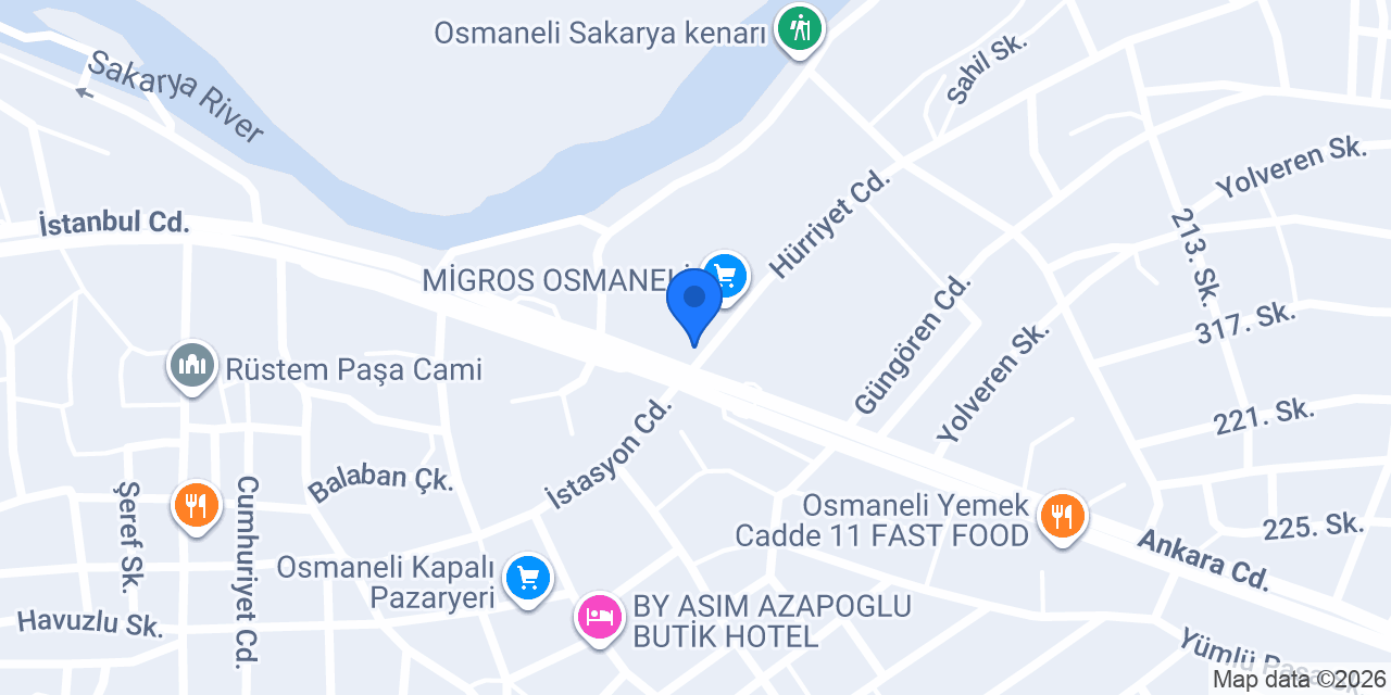 Osmaneli Yapı Malzemeleri LTD. ŞTİ. konumu
