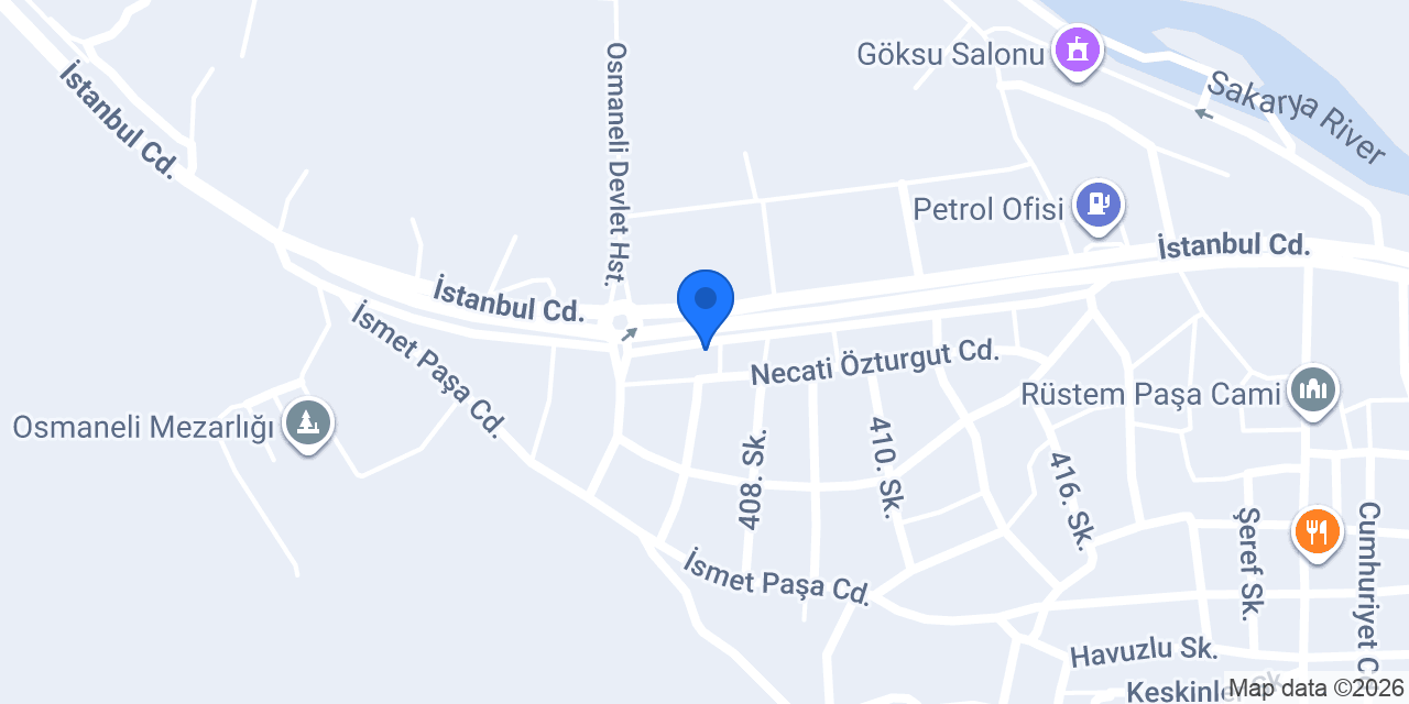 Oto lastik Osmaneli 7/24 konumu