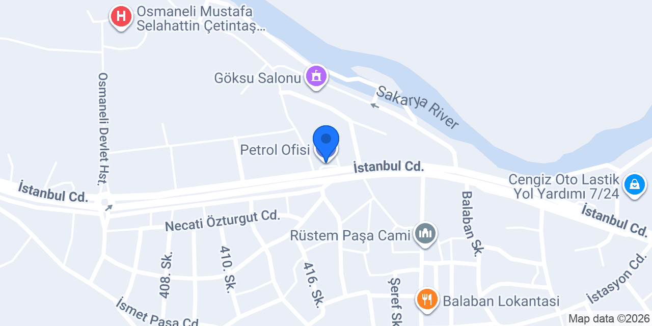 Petrol Ofisi konumu