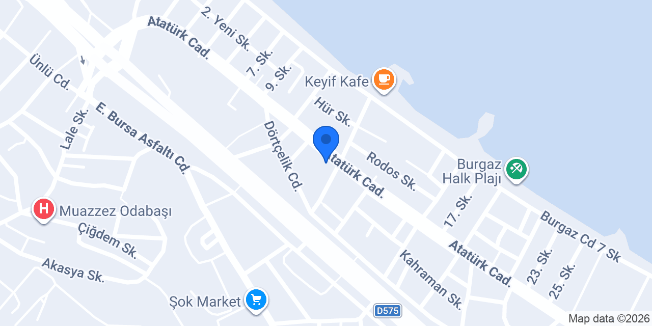 Mudanya Tente konumu
