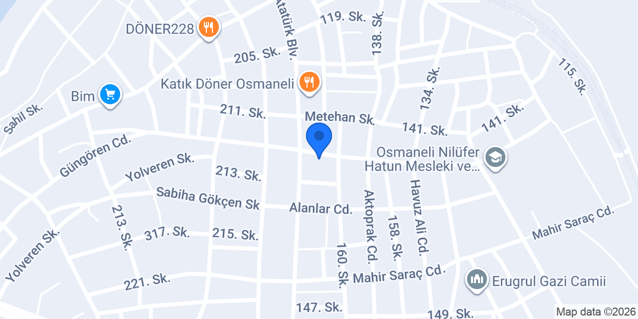 Bitkay Alüminyum konumu