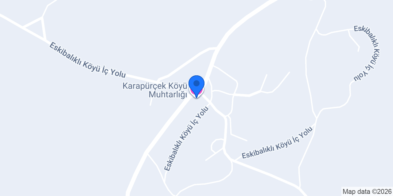 Karapürçek Köyü Muhtarlığı konumu