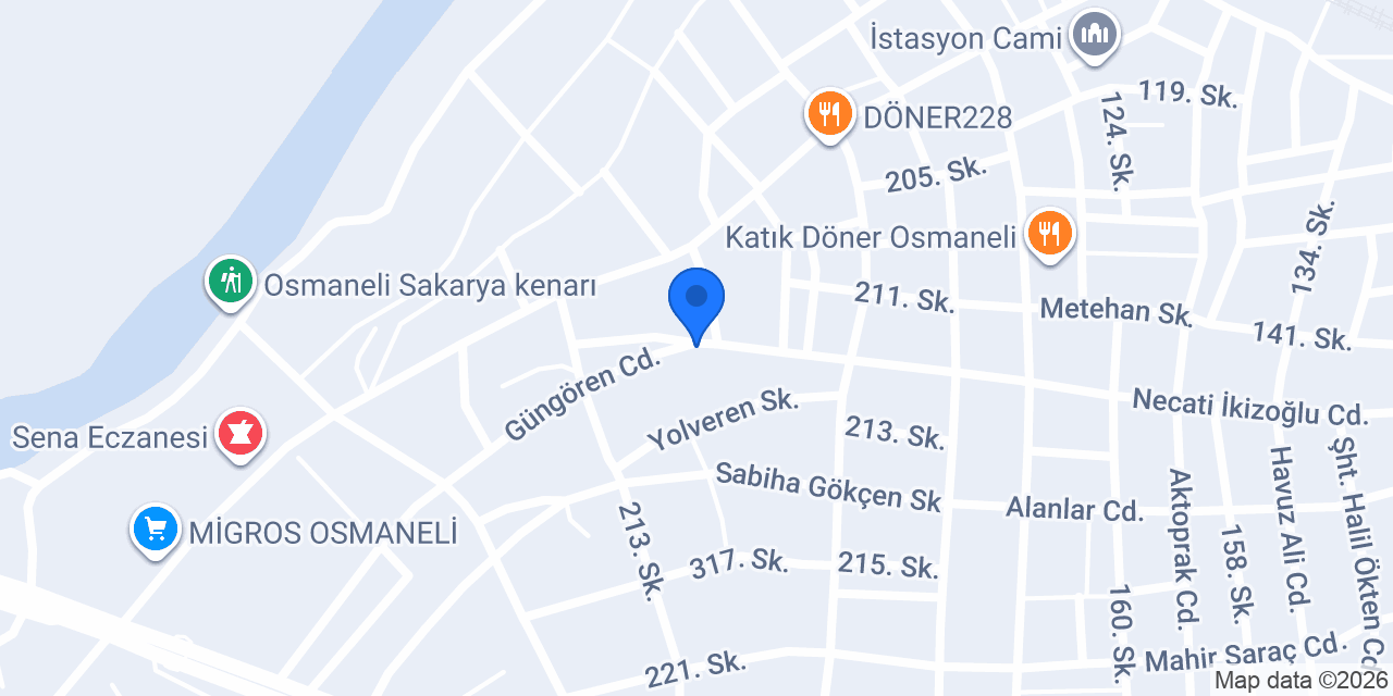 Osmaneli Halk Eğitim Merkezi konumu