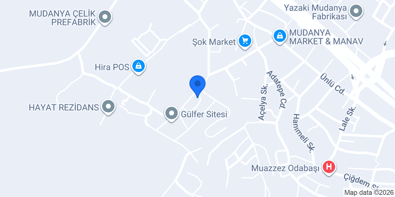 Mudanya Umut Mobilya konumu