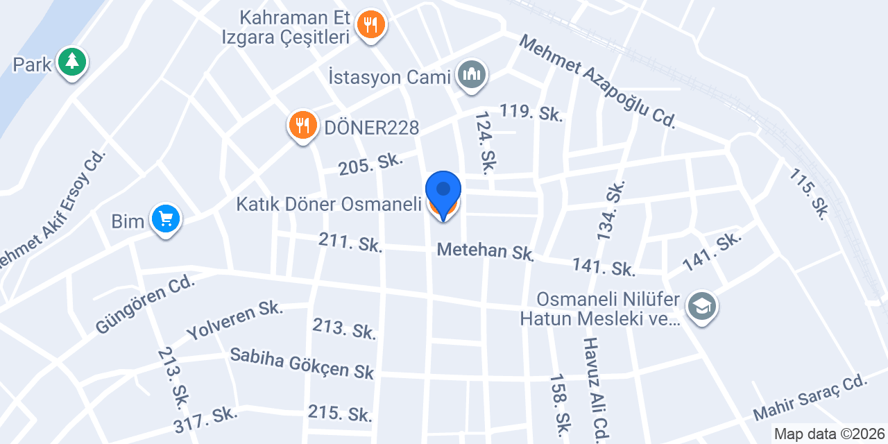 Katık Döner Osmaneli konumu